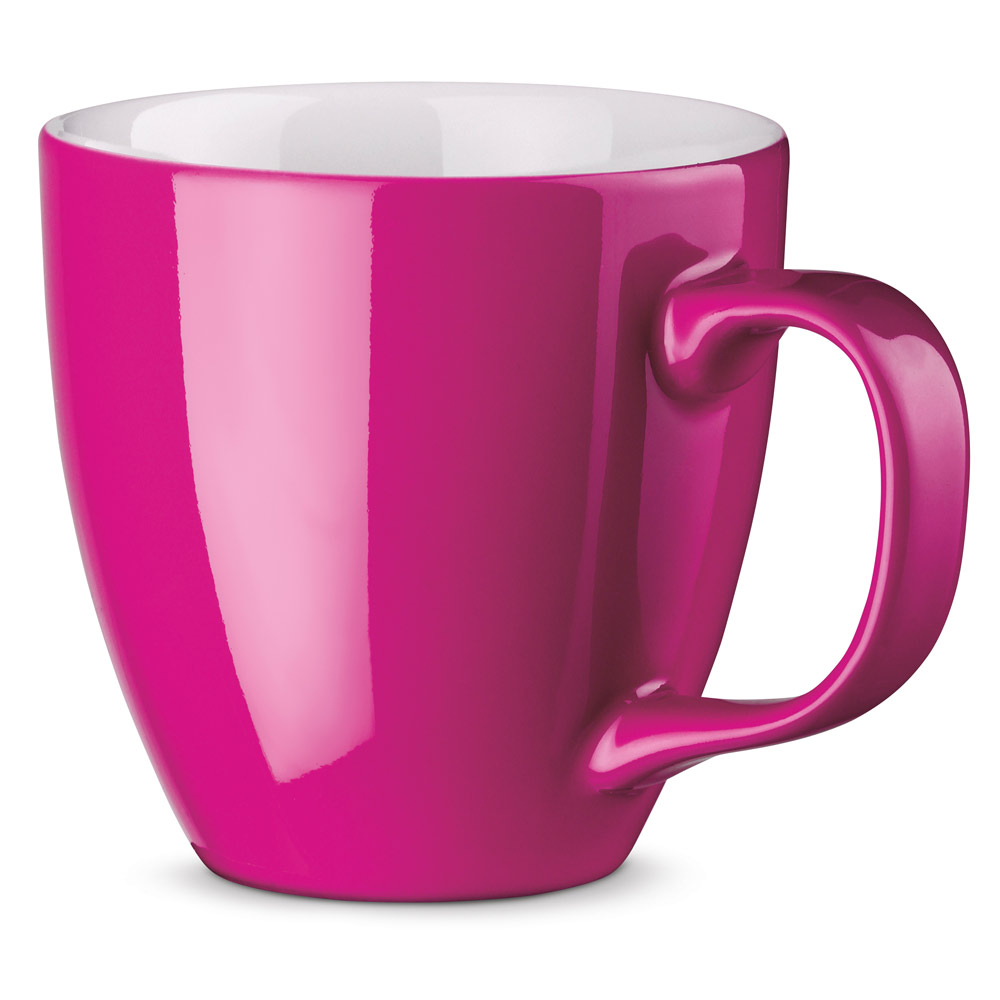 Mug en porcelaine personnalisable 450 ml PANTHONY Rose foncé